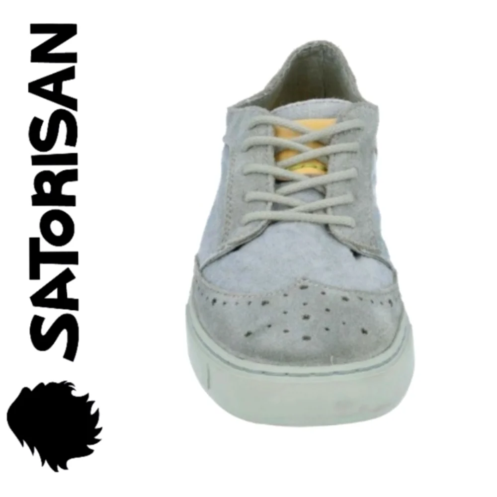 Satorisan Yukai Suede -Lin Men's Gray Sneakers. Size 39 US Men(6.5) Women (8).